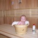wnuczek w saunie