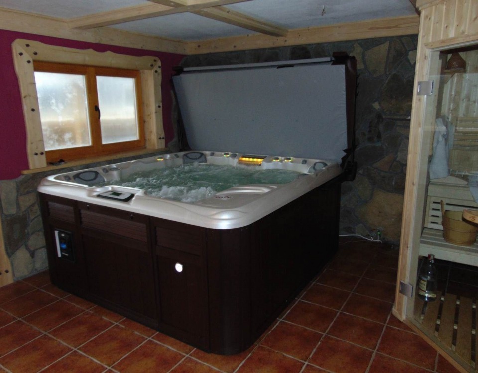 sauna i minibasen spa Sundance Spas Altamar